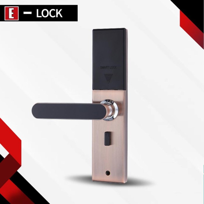 Kunci Pintu Touchscreen Digital Smart Home E-Lock V3 Europe Enchanting