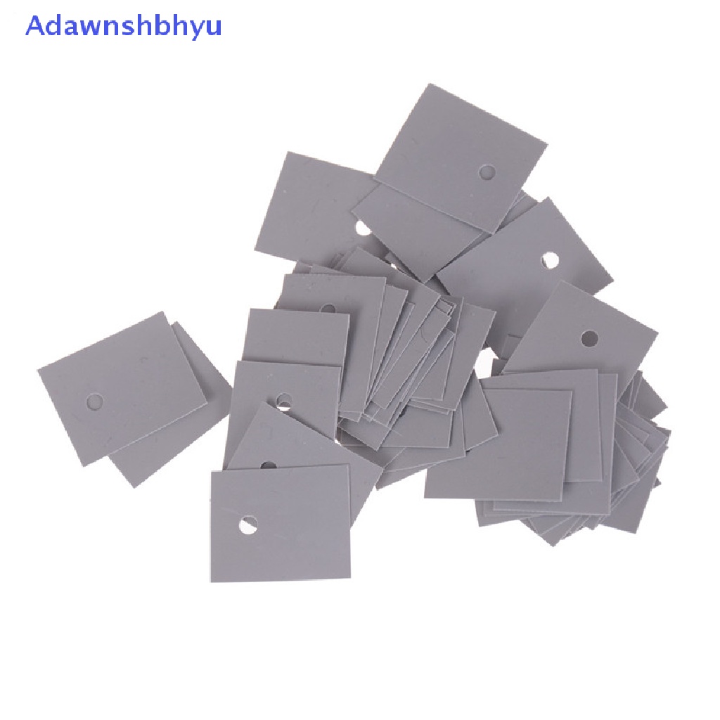 Adhyu 50pcs TO-247 Transistor Silicone Insulator Isolasi Lembaran20 * 25mm ID