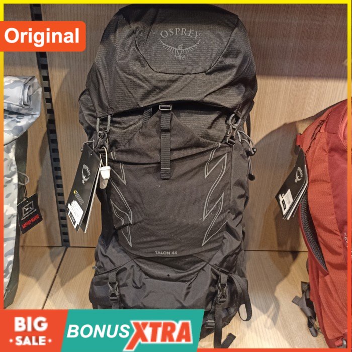 Tas Gunung Osprey TALON 44 S21 Carrier Bag Black Hitam 94000 1091 Ori
