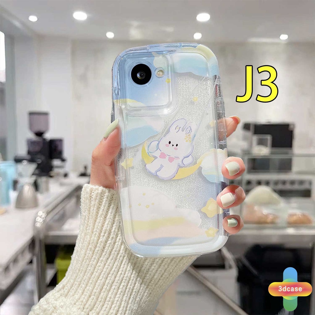 Soft Case Realme C15 C21 C11 2021 C21Y C30 C30S C31 C33 C35 C25 C20 C3 C12 C2 C25S 10 5S 5 5i 9i C17 7i C1 C25Y C2 C3i 6i C20A  Narzo 20 10 10A 20A 30A 50A 50i Prime A7 A5S A15 A16 A17 A53 A53S A57 A77 Cute Moon Cloud Rabbit Soft Airbag Cover