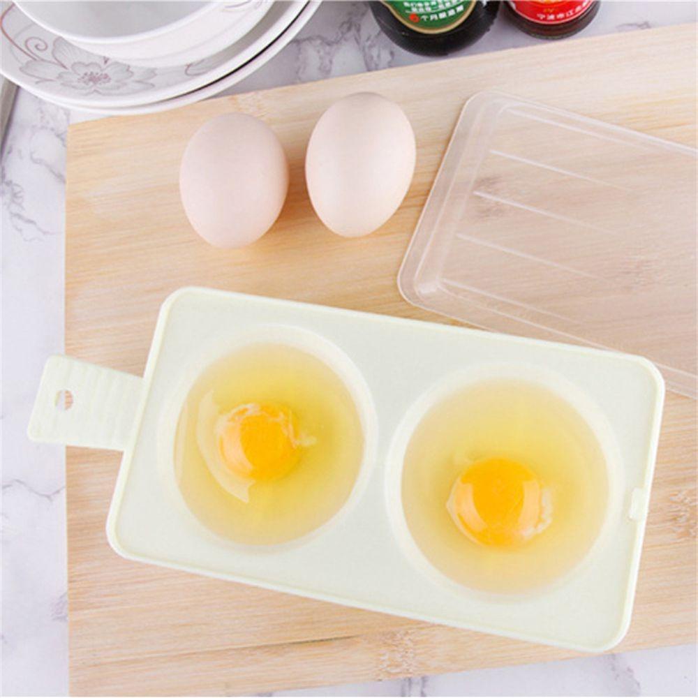 Solighter Telur Ayam Microwave Makanan Gadget Baking DIY Microwave Telur 2telur Kuras Egg Boiler