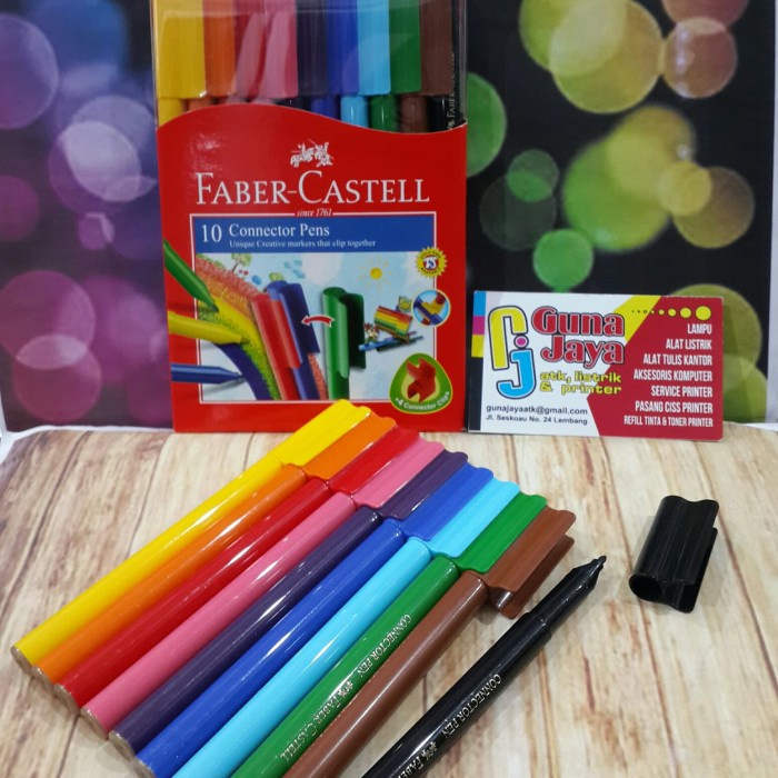 

Faber-Castell 10 Connector Pens/Spidol