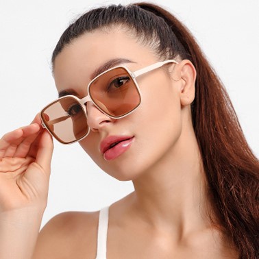 Frame dan Lensa Gradasi Kacamata Oversize Terbaru Gaya Paris Fashion Week Untuk Wanita