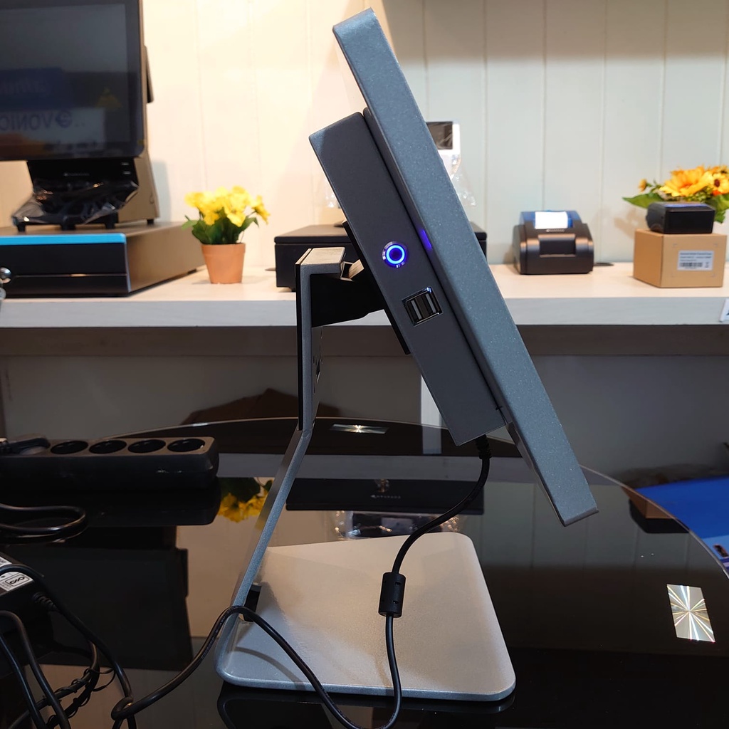 All in One PC POS Kasir Touchscreen Windows - Sharkpos HB-156S / HB156S / HB 156 S