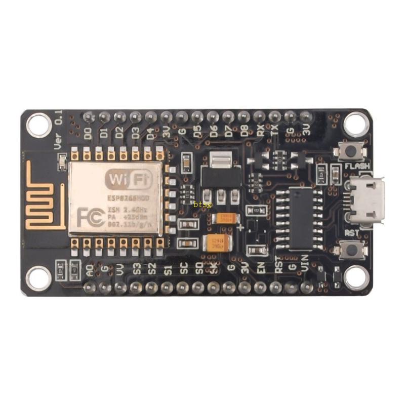 Btsg Wireless Module CH340 NodeMcu V3 Lua WIFI Papan Pengembangan IoT Berbasis ESP8266