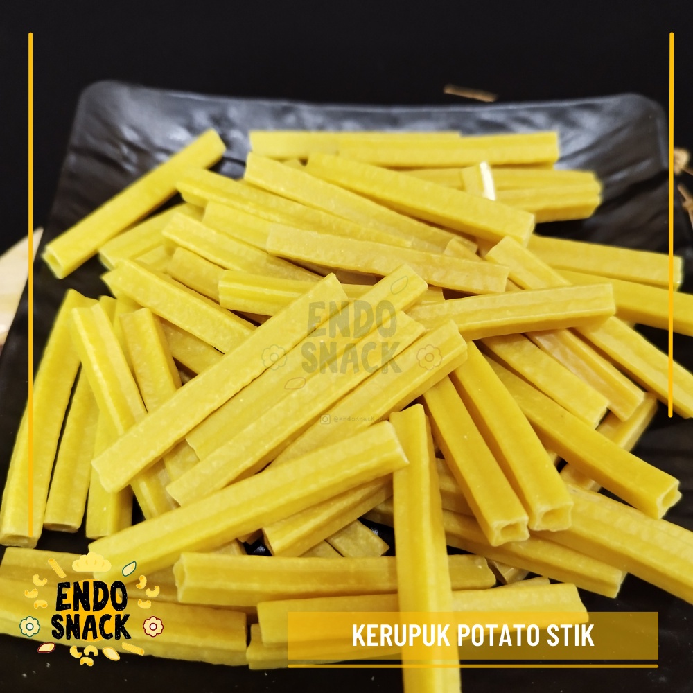 MAKARONI POTATO STIK 500 Gram, Kerupuk Potato stik Untuk Seblak, Makroni Kering Pedas