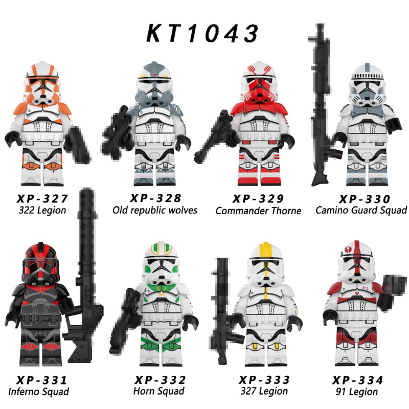 Star Wars Seri Boneka Mini Darth Vader Obi-Wan Anakin Imperial Stormtroopers Death Guards Mainan Blok Bangunan Rakitan Puzzle