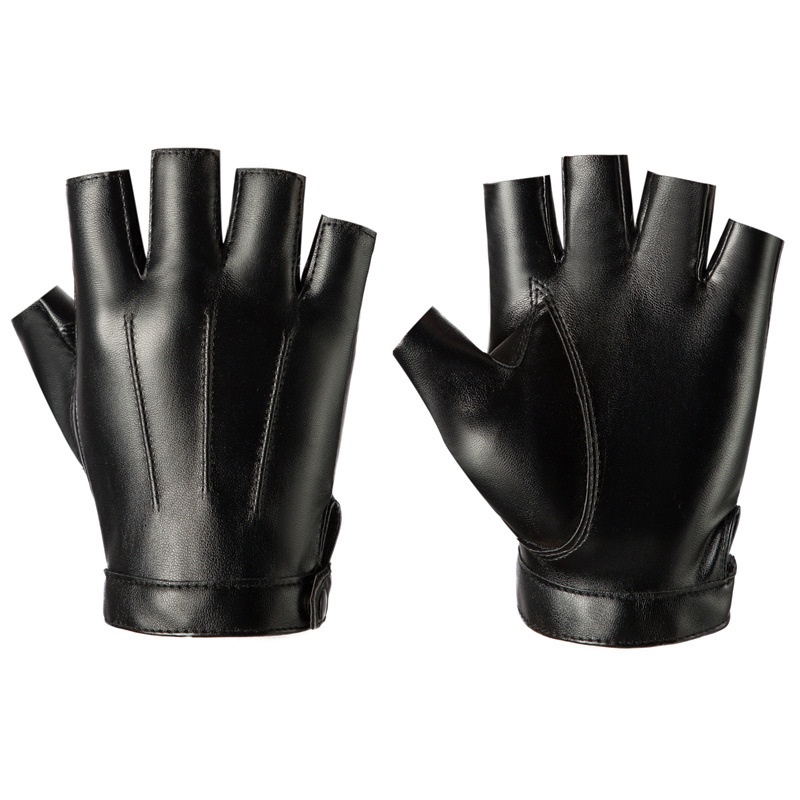 SARUNG TANGAN MOTOR KULIT MODEL CUBIT SETENGAH JARI HALF FINGER ASLI ORIGINAL GLOVE GLOVES KULIT BUAT TURING TOURING BIKERS PENGENDA BAHAN DOMAB BERKUALITAS CBT35