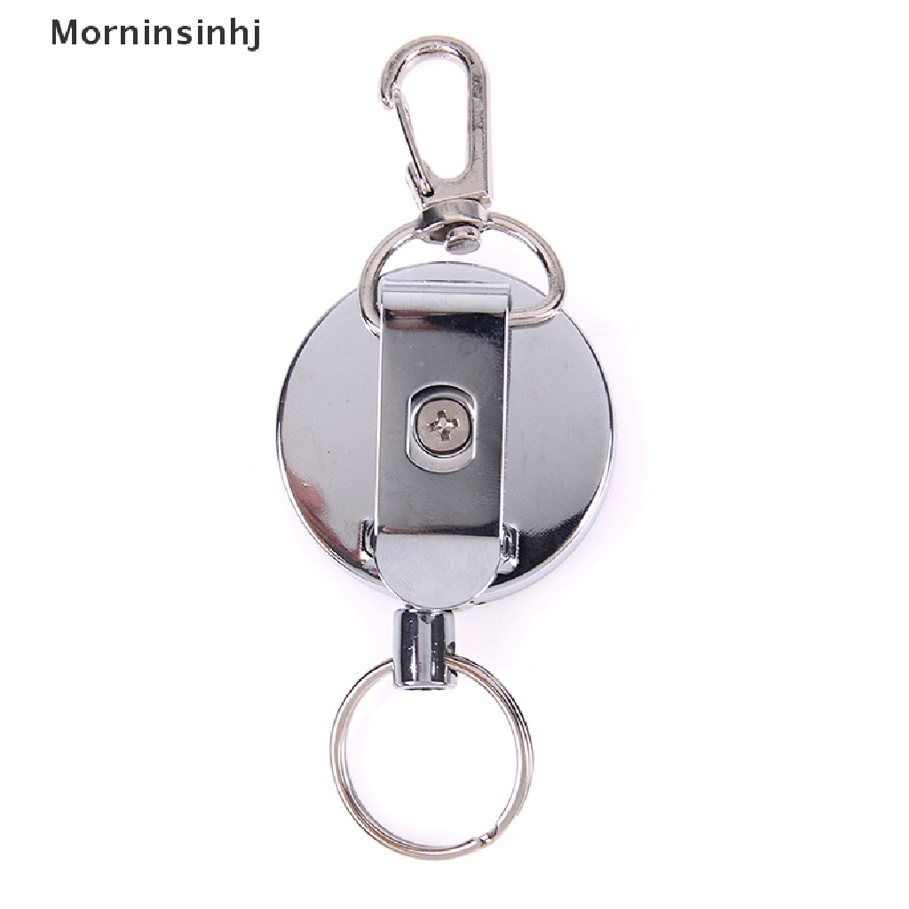 Mornin Resilience steel wire rope keychain Gantungan Kunci alarm Ditarik sporty  Id