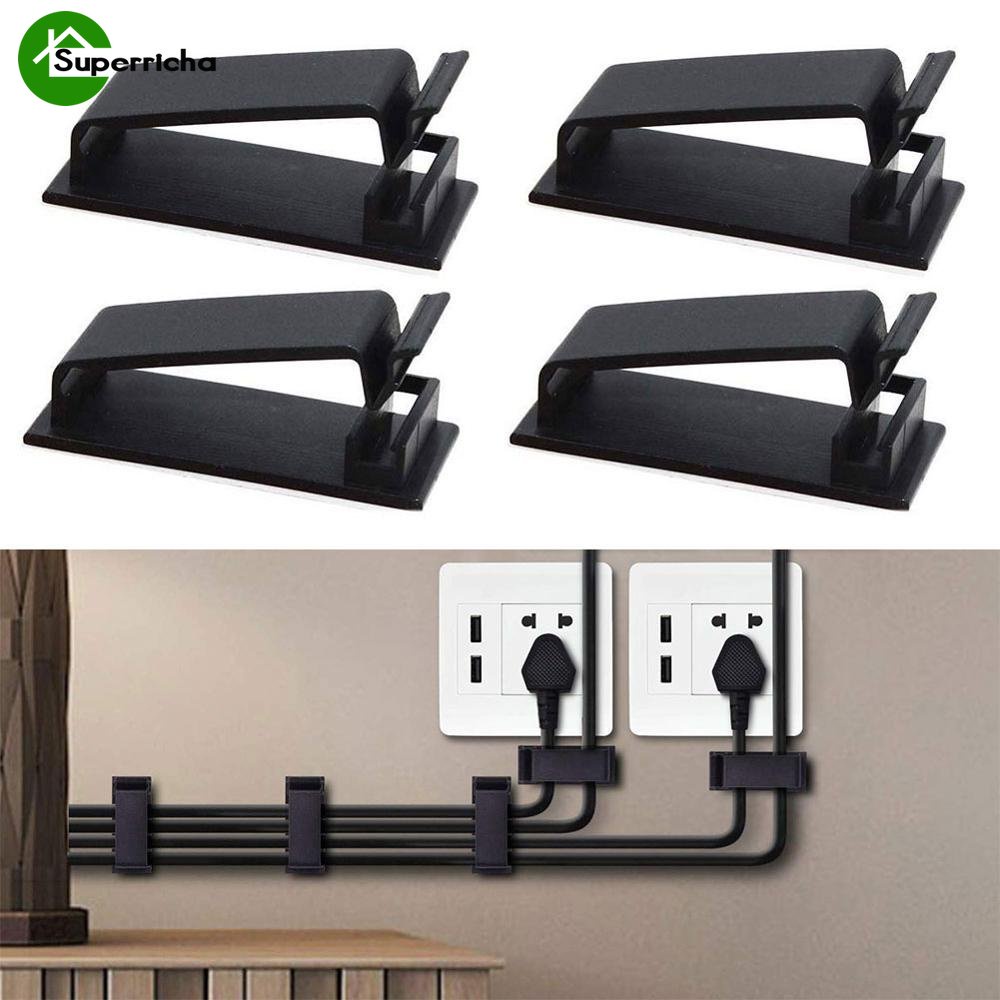 Hot Sale/USB Cable Organizer Wire Tie Fixer Clips/Self-adhesive Desk Cable Management Holder/Untuk Mouse Keyboard Earphone Phone Charging Data Line Winder