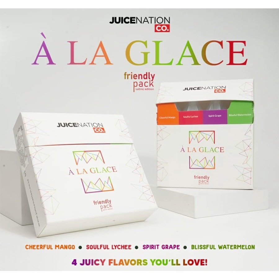 Liquid A La Glace Friendly Pack Salt Nic 4x15ML by JNC Authentic