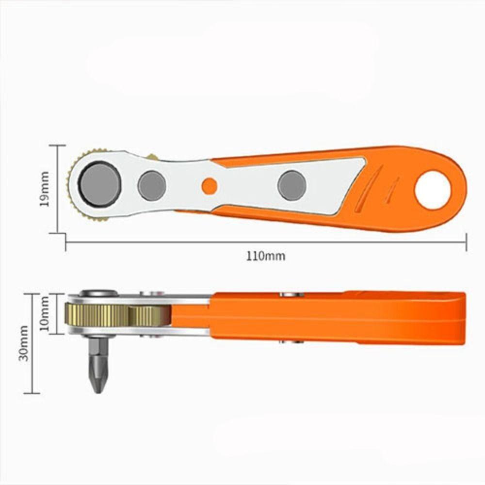 Populer Hexagon Ratchet Spanner Household Socket Tools Mata Bor Kunci Pas Perbaikan