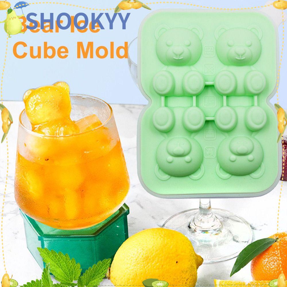 Chookyy Bear IceCube Mold Reusable Bars Whiskey Wine Drink Odourless Ice Cream Mould Bentuk Es Batu