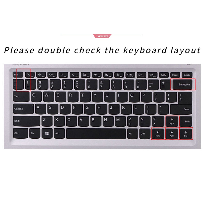 Untuk Lenovo Ideapad 310 v310-14ISK 510S yoga 310S 710-14 v310 yoga 710 V110 710S-14ISK 14inch Silikon Keyboard Cover Pelindung Kulit film Pelindung [ZXL]