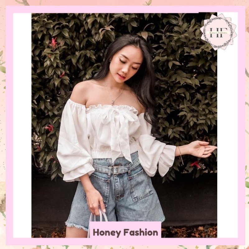 Honey Fashion baju atasan ootd korean style bkk274894