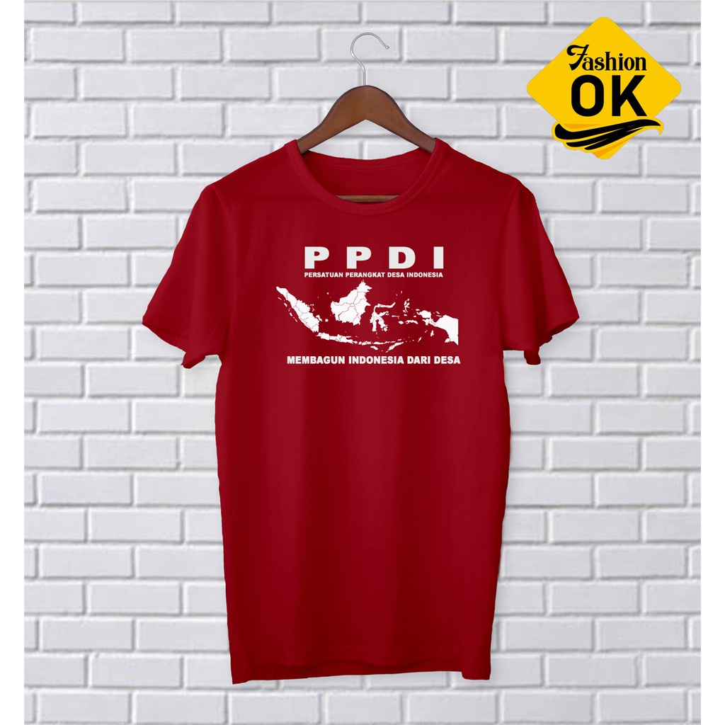 Kaos Sablon Kaos DESA PPDI / Kaos DESA / Kaos PPDI / Bahan Katun / Bisa Request Warna / Bisa Request