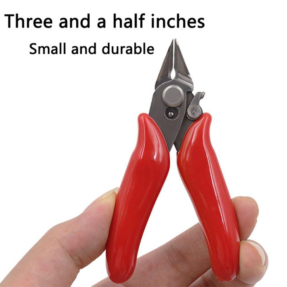 Populer 2Pcs Pemotong Kabel Kawat Listrik Cutting Side Snips Stainless Steel Hand Tools Diagonal Tang