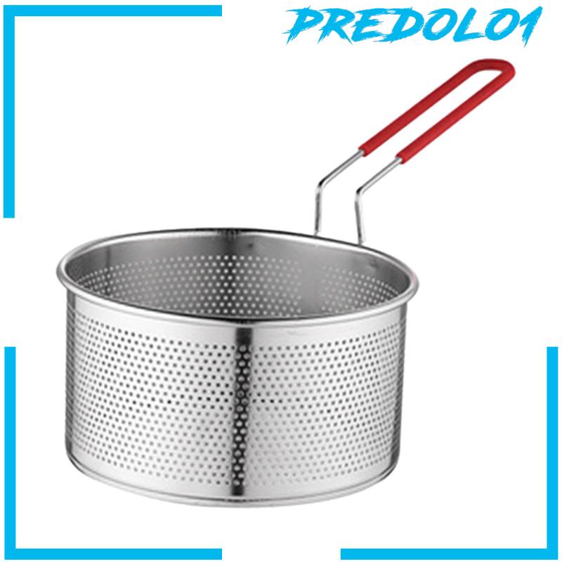 [Predolo1] Keranjang Penggoreng Alat Dapur Mesh Basket Colander Untuk Restoran