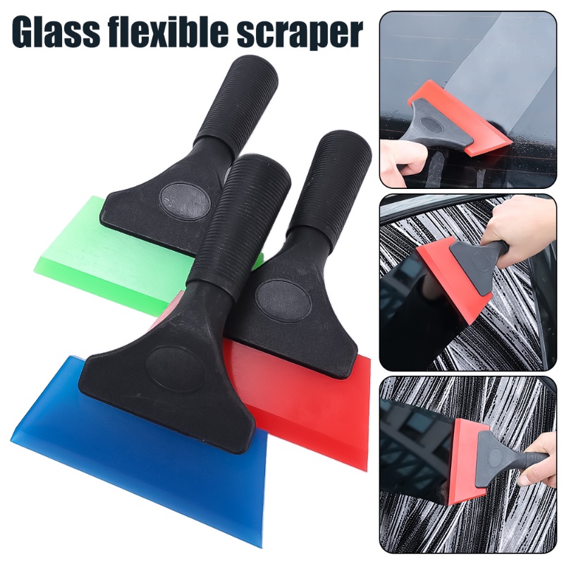 Car Squeegee Window Tints Bungkus Plastik Kaca Air Wiper Film Scraper Squeegee Non-Slip Handle Rumah Tangga Alat Pembersih Otomatis