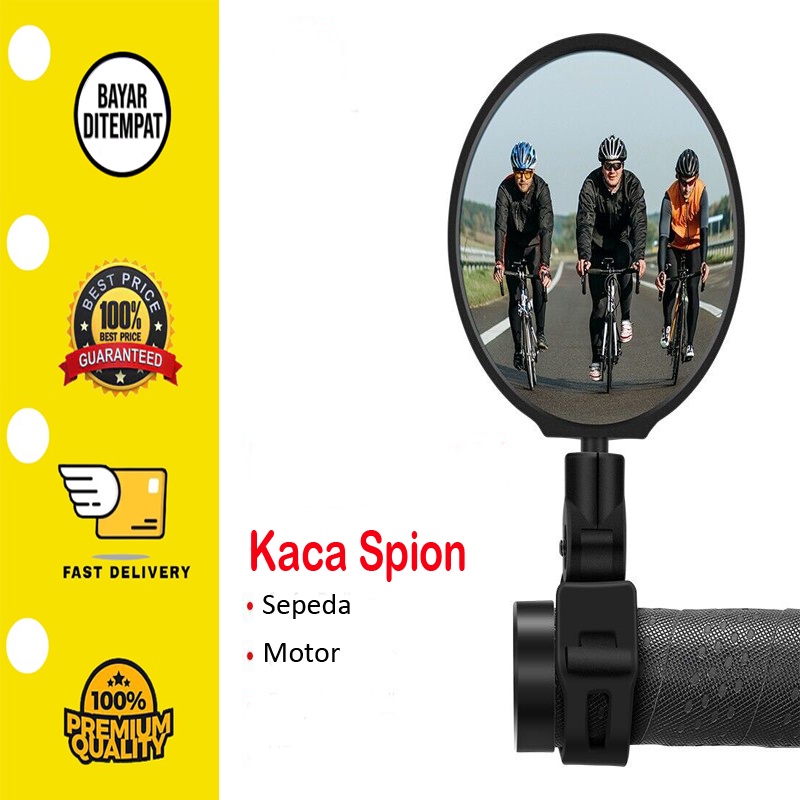 1PCS Kaca Spion Sepeda Motor Bike Blindspot Universal Bersepeda Kaca Spion Dapat Disesuaikan Aksesori Bersepeda Cermin Setang Sepeda