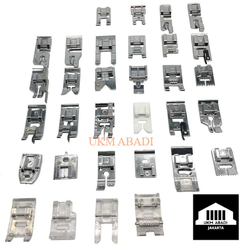 Alat Mesin Jahit Sepatu Set Presser Foot 32 PCS CYJ 32