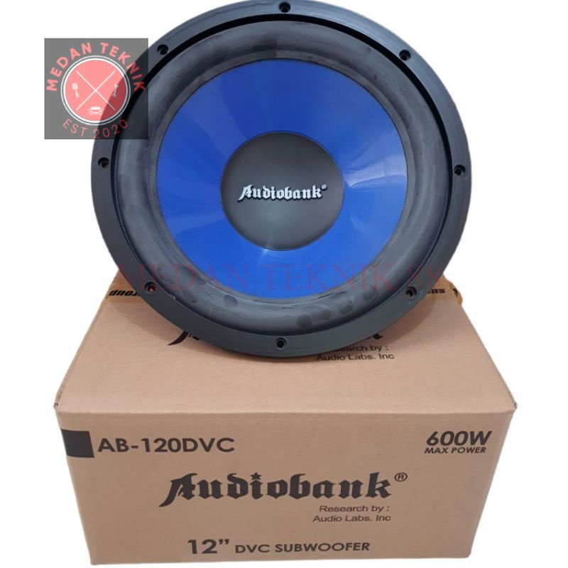 MEDANTEKNIK88 Subwoofer Audiobank AB-120DVC subwoofer 12 inch Audiobank AB-120DVC