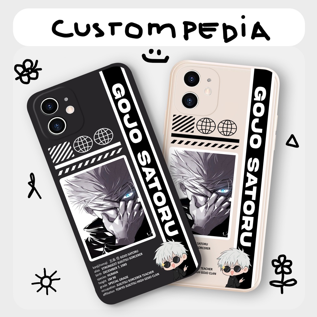 Casing Xiaomi Redmi 10C 10 9 9A 9C 9T 8 8A 7 NOTE 5A 9PRO 8PRO POCO M3 X3 F4 Jujutsu Kaisen Gojo Sat
