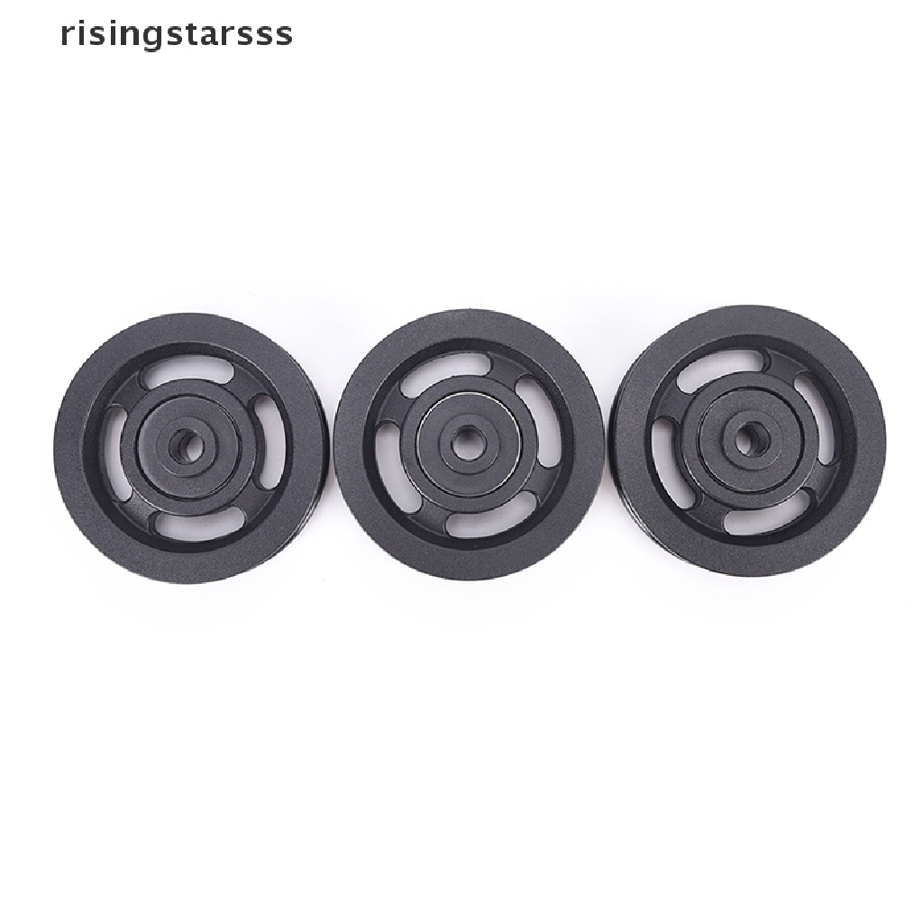 Rsid Span-new 90mm Hitam Bantalan pulley Roda Kabel Peralatan gym part wearproof Jelly