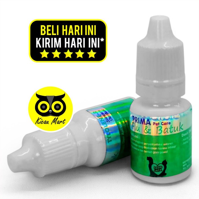 Obat Kucing Sakit Flu Prima Pet Care Ebod Jaya Antiflu Antibiotik Ampuh Atasi Kucing Bersin Hidung Mampet Ingusan Batuk Pilek Infeksi Saluran Pernafasan