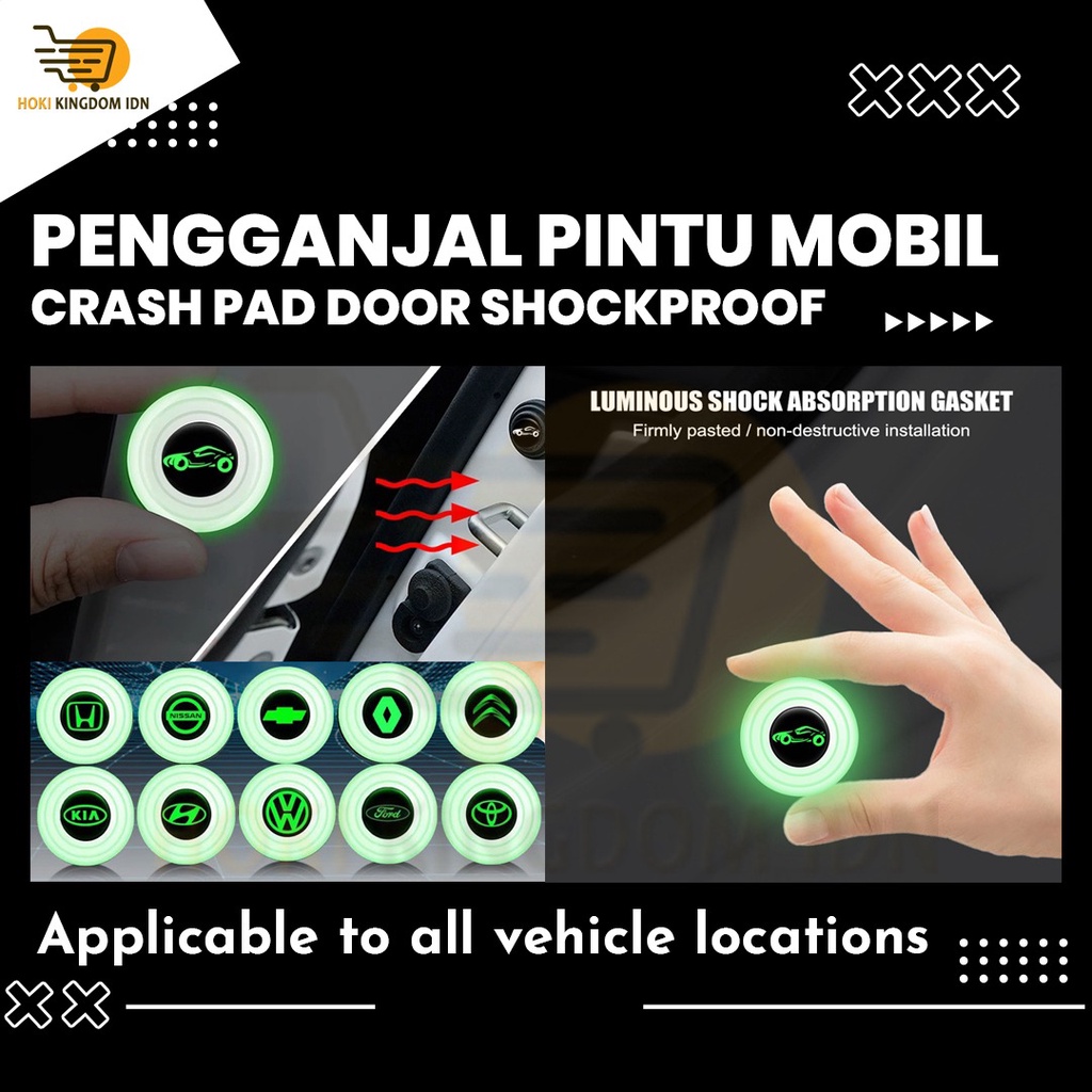 Bantalan Peredam Mobil Pintu Kap Bagasi / Karet Putih