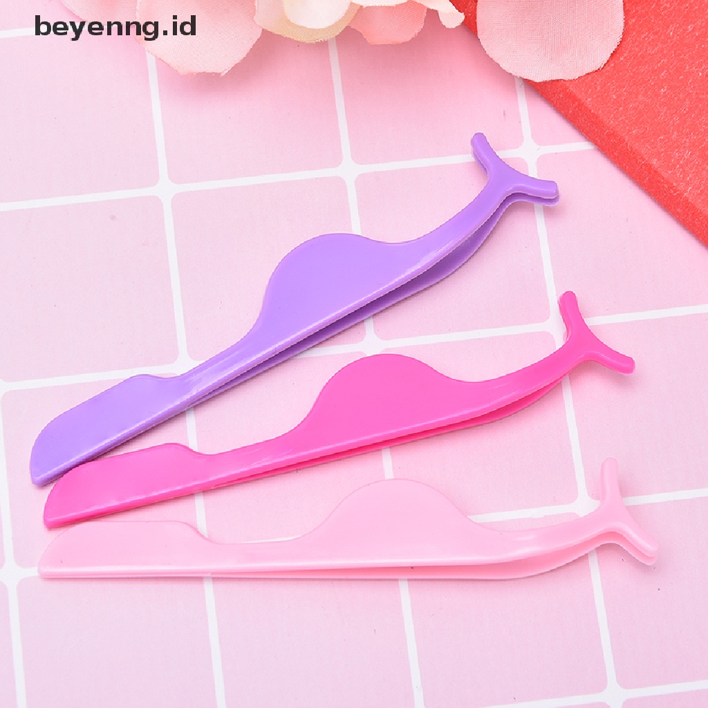 Beyen Plastic Eyelashes Extension Auxiliary Clamp Clips Eye Lash Makeup Tools ID