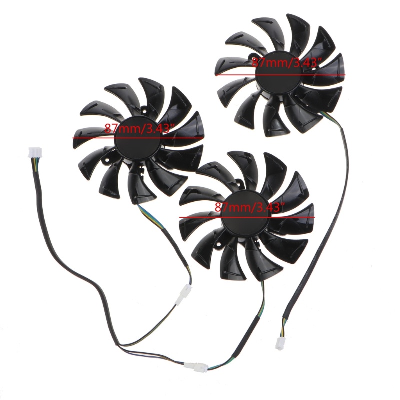 Bt 87mm 4Pin Cooling Fan GA92S2U 0.46A 12V GPU Fan Untuk ZOTAC RTX3090 3080 3070 3060ti X-GAMING OC Graphics Fan Replaceme