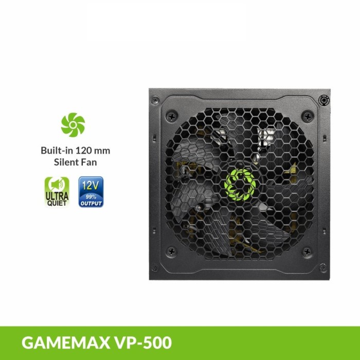 PSU GameMax VP-500 / VP500 Non RGB 500W 80+