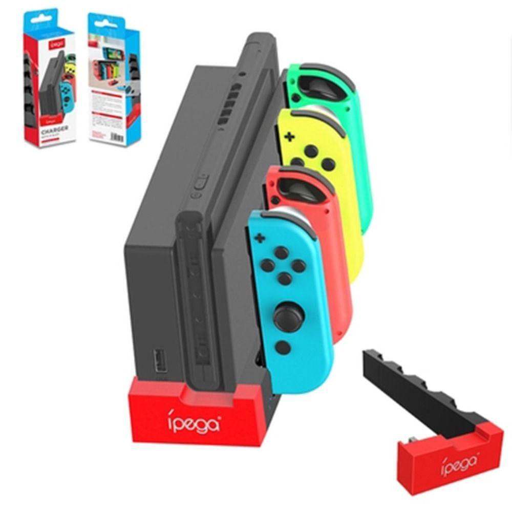 POPULAR Populer Untuk Nintendo Switch Charger Joycons Dock Station Controller Joycons 4port