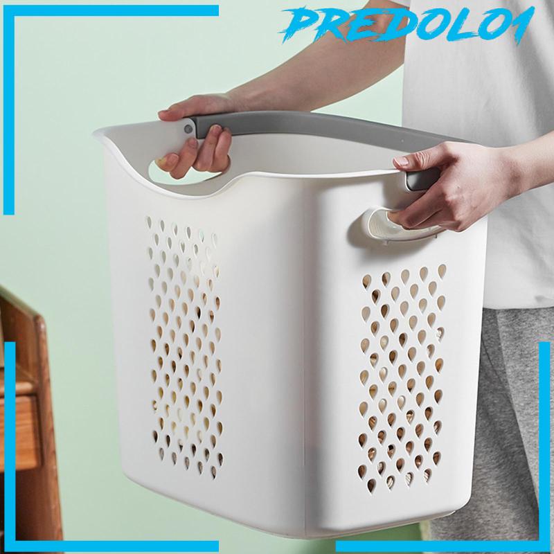 [Predolo1] Keranjang Laundry Laundry Hamper Bag Dengan Handle Tempat Cucian Baju Panci