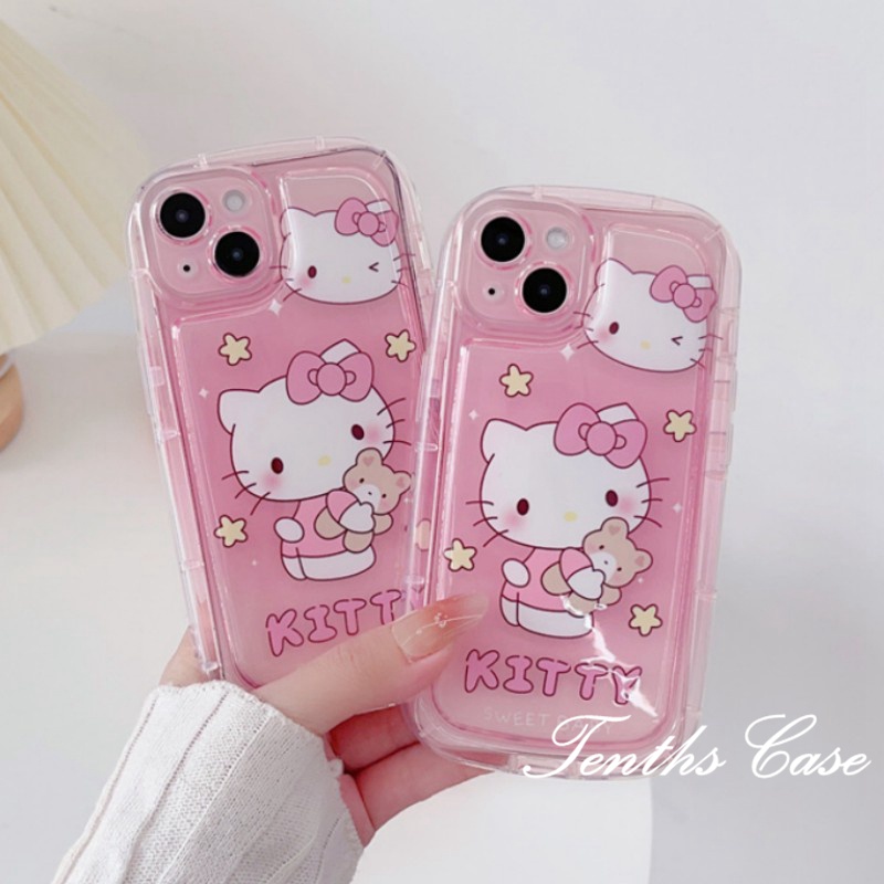 Samsung A14 A54 A34 A04 A04s A13 A23 A53 A03 A03s A02s A52 A72 A32 A22 A12 A71 A51 A50 A50s A30s A11Pink Bow Cat Phone Case Sabun Soft Cover