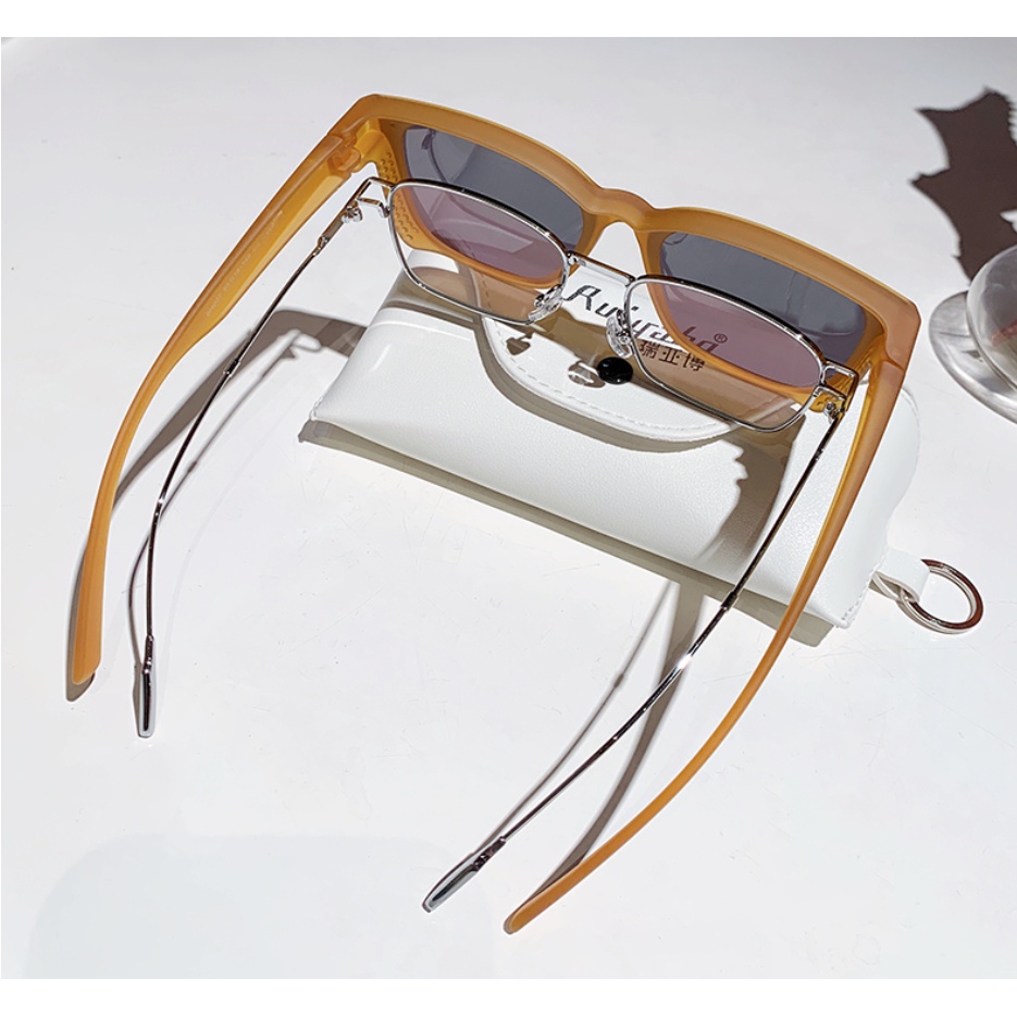 Fashion Polarized Sunglasses Cover Over Myopia Kacamata Untuk Pria Dan Wanita