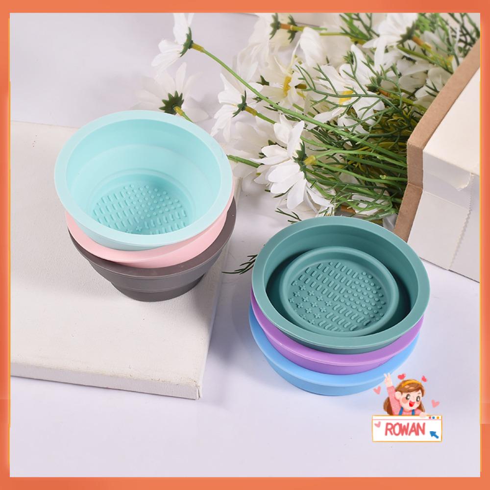 R-flower Silicone Painting Mat Cup Art Artis Tahan Lama Watercoloring Stamping Ink Blending Cangkir Air