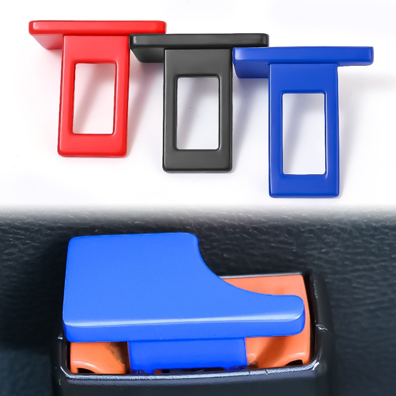 Aksesoris Sabuk Pengaman Mobil Car Seat Belt Buckle Clip Metal Insert Card Tahan Lama Safety Belt Buckle MINI Hidden Safety Belt Extender Insert Buckle Auto Interior Seat Buckle