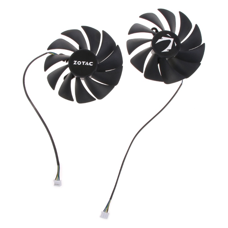 Bt1/2piece 89mm 12V 4Pin GA92S2U VGA Cooling Fan Untuk ZOTAC GAMING GeForce RTX3060 RTX3060Ti Twin Edge OC Kartu Grafis