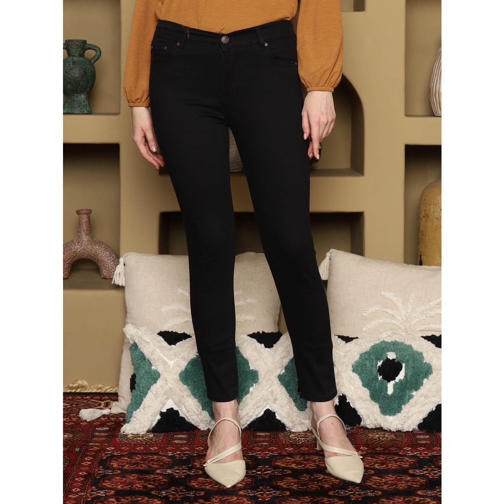 Rodeo - Jeans Wanita - Beatriz Jeans - Black