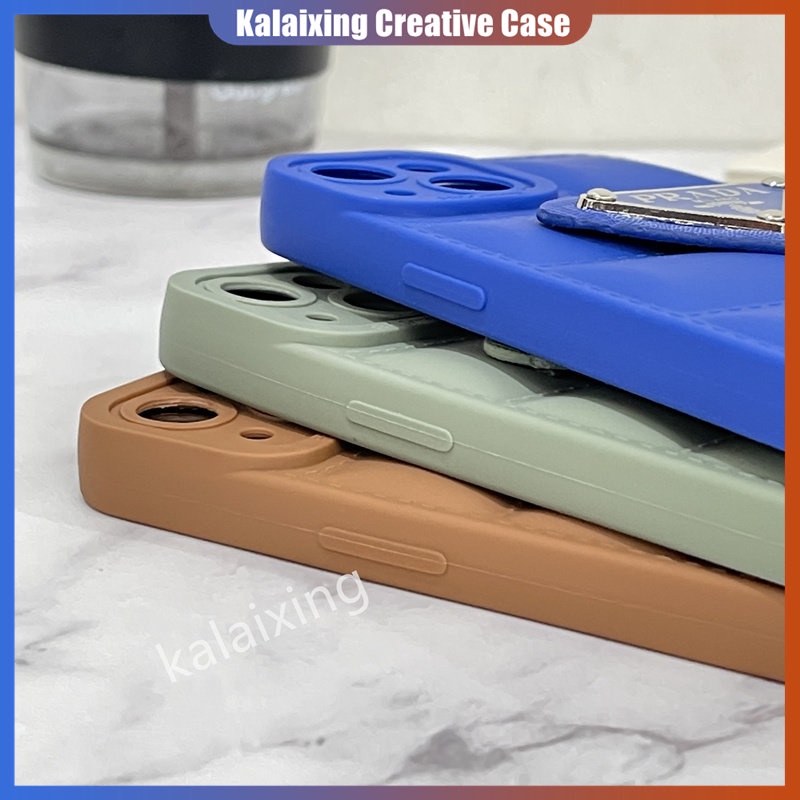 Casing Prada iPhone Ponsel Lembut Berbentuk Untuk Iphone14 Pro Max13 Pro 12 11 ProMax Xs Max Xr X Xs 7Plus 8Plus Casing Down Bentuk Jaket Back Cover