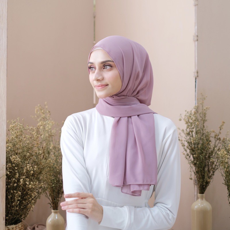 Hijab Jilbab Pashmina Ceruty Baby Doll / Hijab Jilbab Pashmina Ceruti Babydoll Premium Terbaru 2023 