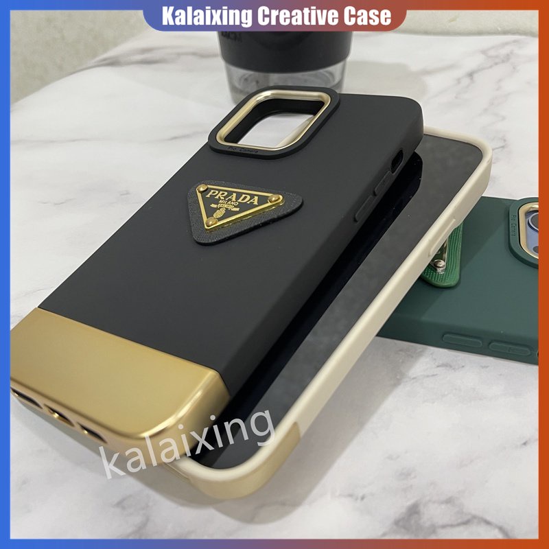 Plating Gold Soft Case Untuk iPhone 14 Pro Max 14Plus 13Pro 12Pro Max 11Pro X Xr Xs Max Silikon Penutup Belakang