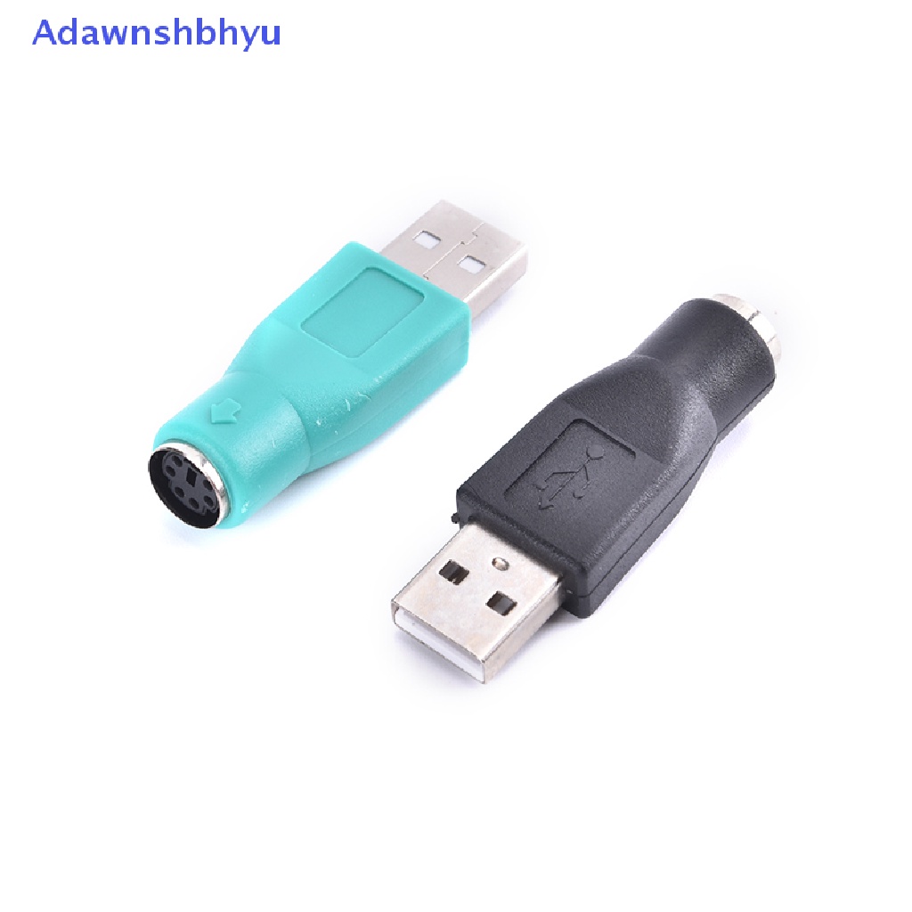 Adhyu Adaptor PS2 PS/2Female To USB Male Converter Adapter PC Laptop Mouse Keyboard ID