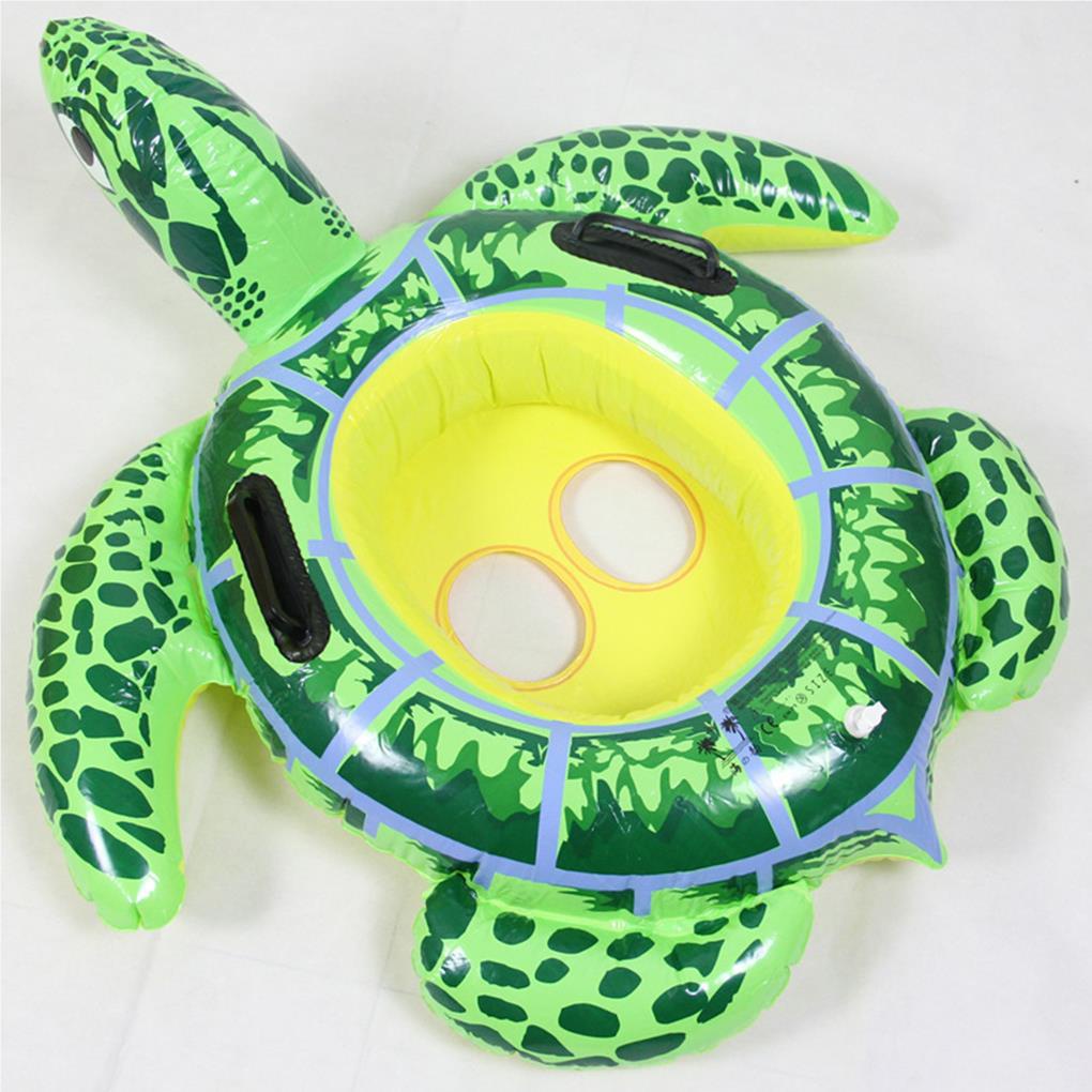 Baby Turtle Ride Swimming Rings Inflatable Tortoise Baby Kolam Renang Anak Swimming Float Ring