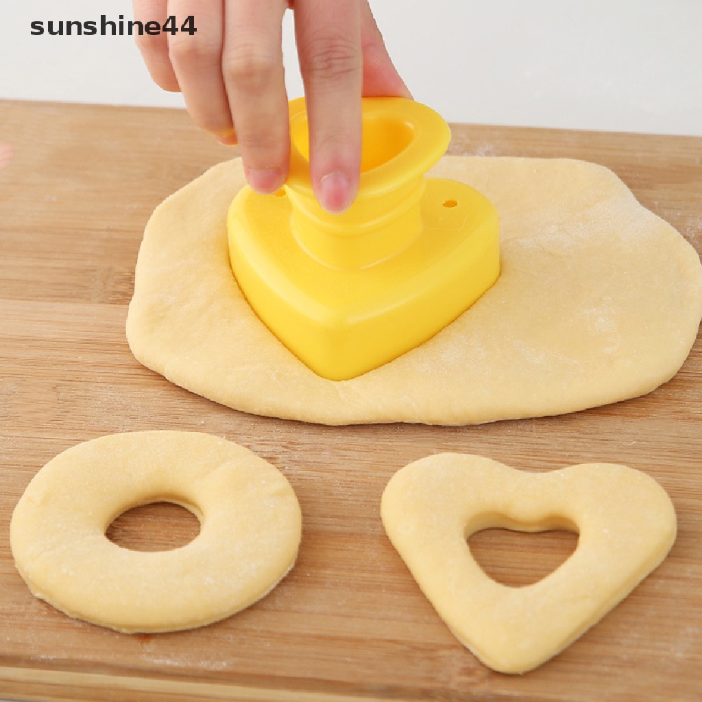 Sunshine DIY Kreatif Cetakan Donat Donuts Cooking Cutter Desserts Bread Cutg Maker ID