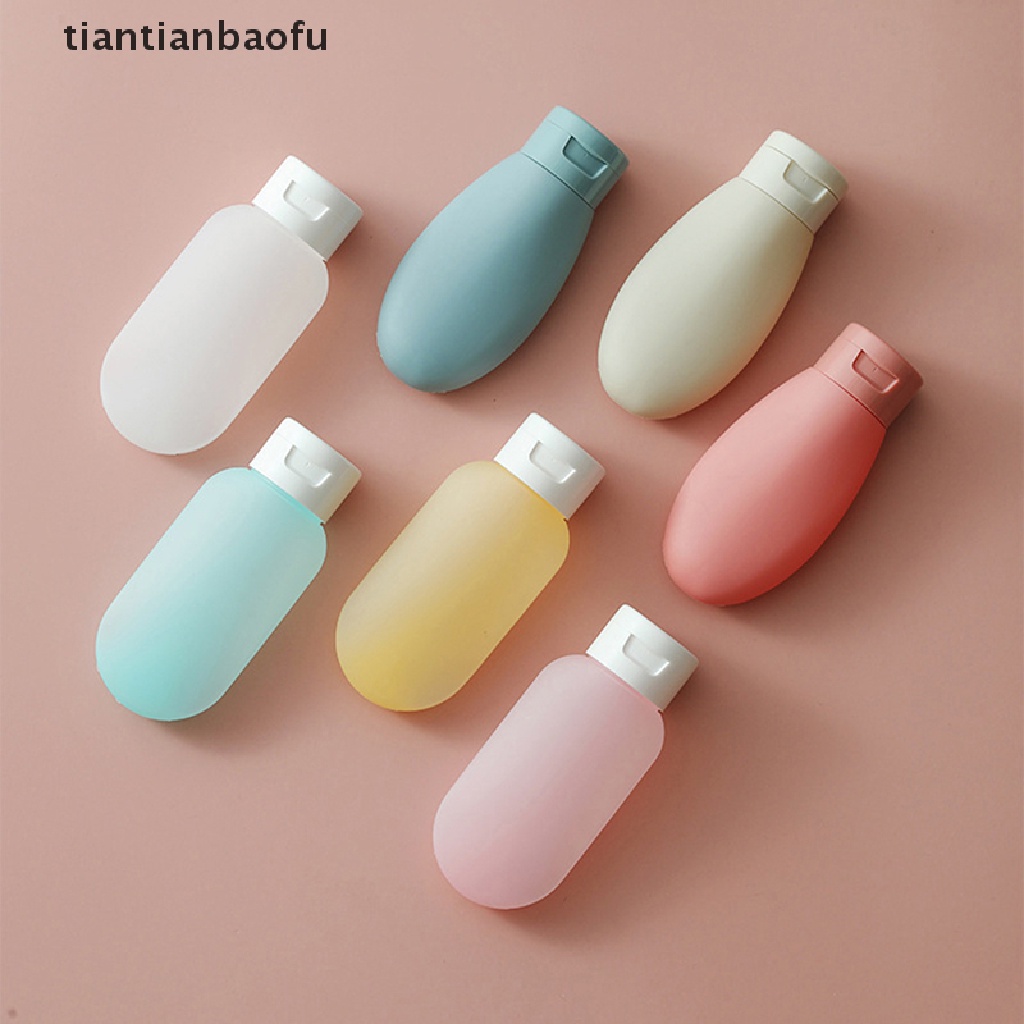 [tiantianbaofu] 3 Pcs Nordic Syle Travel Botol Isi Ulang Portable Essence Shower Gel Botol Butik