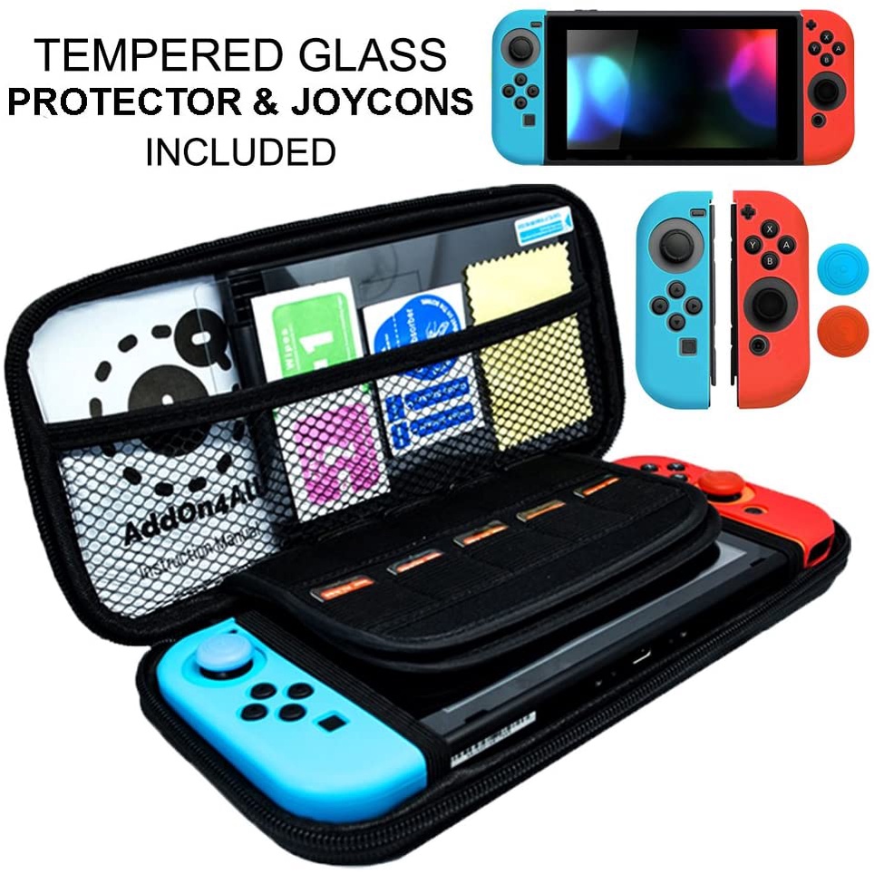 Nintendo Switch OLED Pokemon Hard Pouch Tas Bag Carry Case Nintendo Switch Hard Case Cover Pokemon Tas Tempat Bag EVA