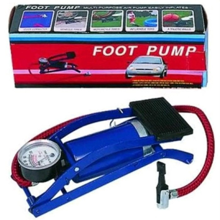 Pompa Ban Sepeda Motor, Mobil, Pompa Injak. Pompa Bola, Pompa Angin